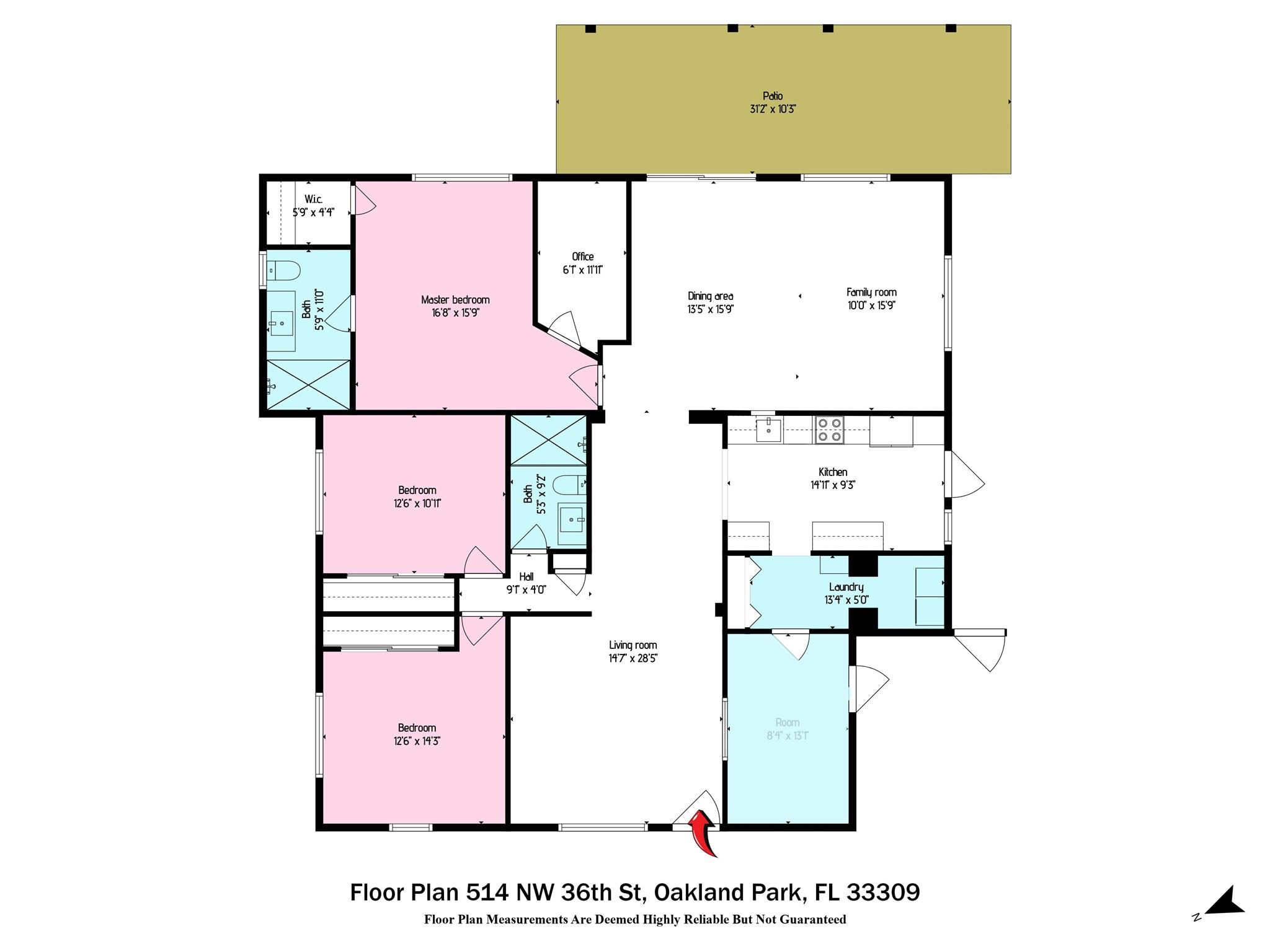 Assumable mortgage in FL, 514 NW 36th St, Oakland Park, FL 33309